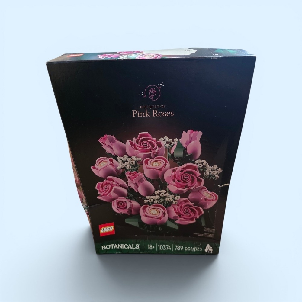 New! LEGO Botanicals Bouquet of Pink Roses Set 10374 *Damaged Box*